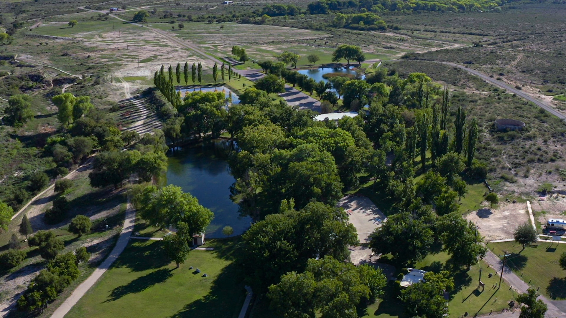 An aerial view of the CARC property in Carlsbad, New Mexico.