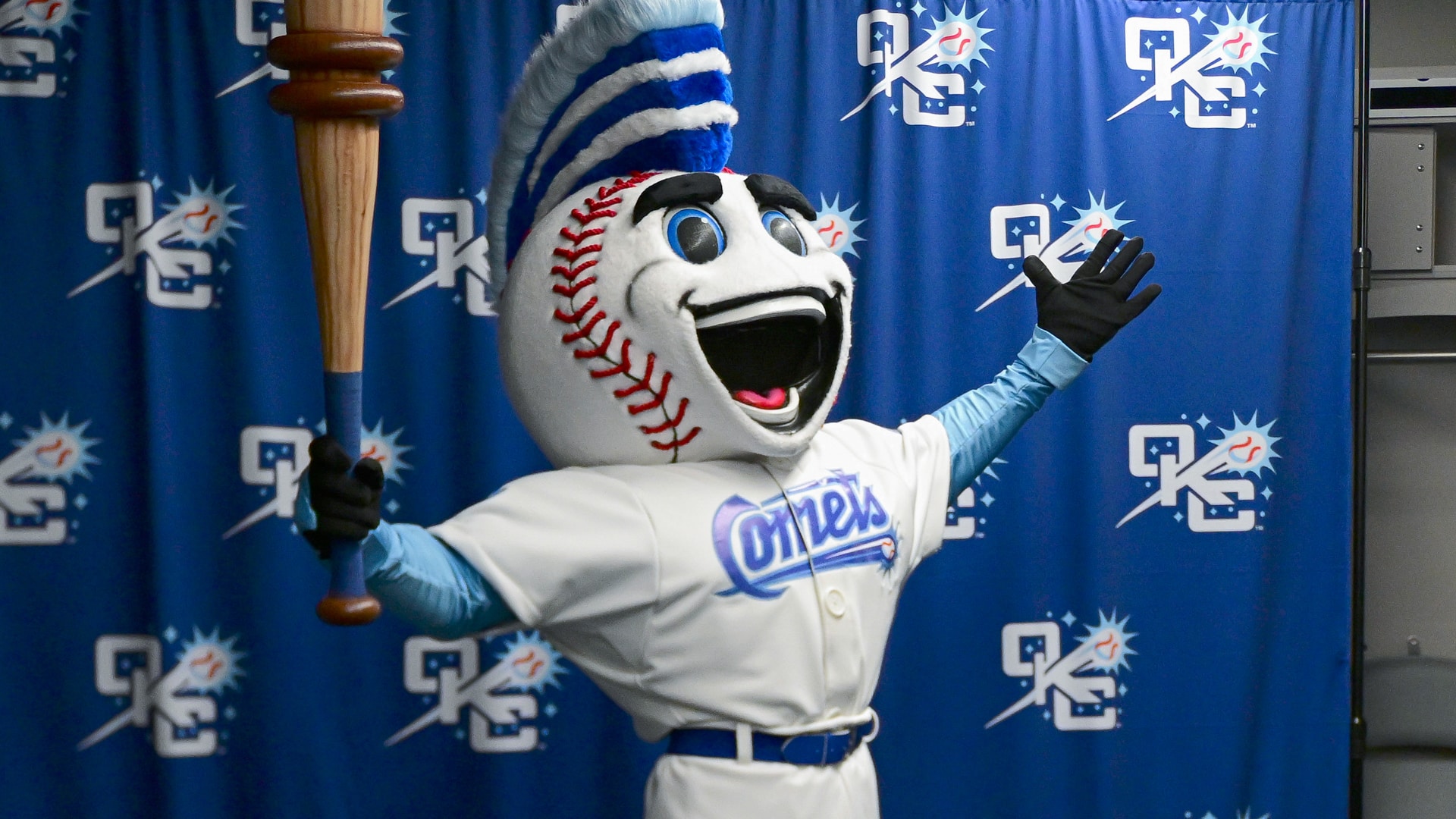 The OKC Comets new mascot.