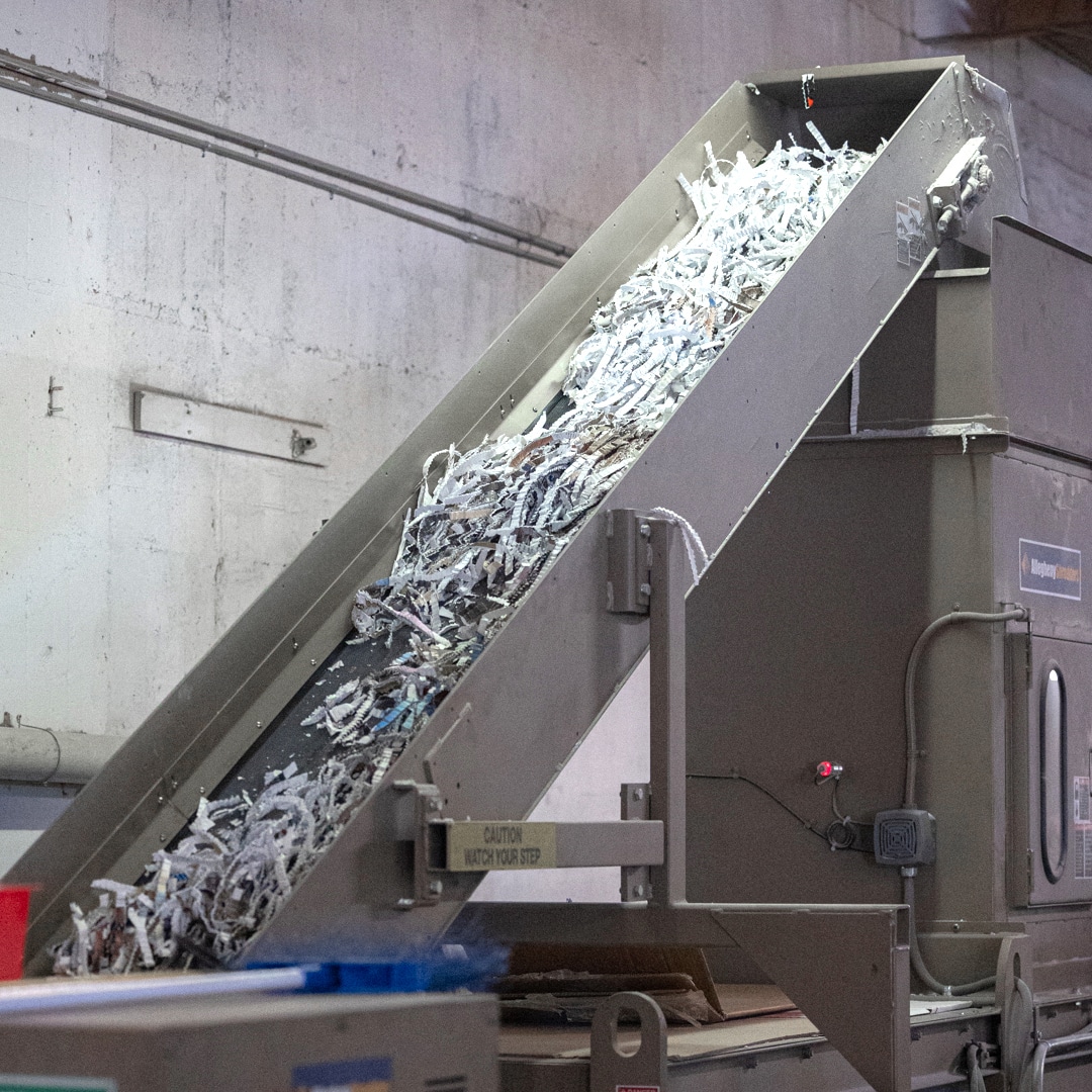 CARC, INC.'s document shredding services machine.