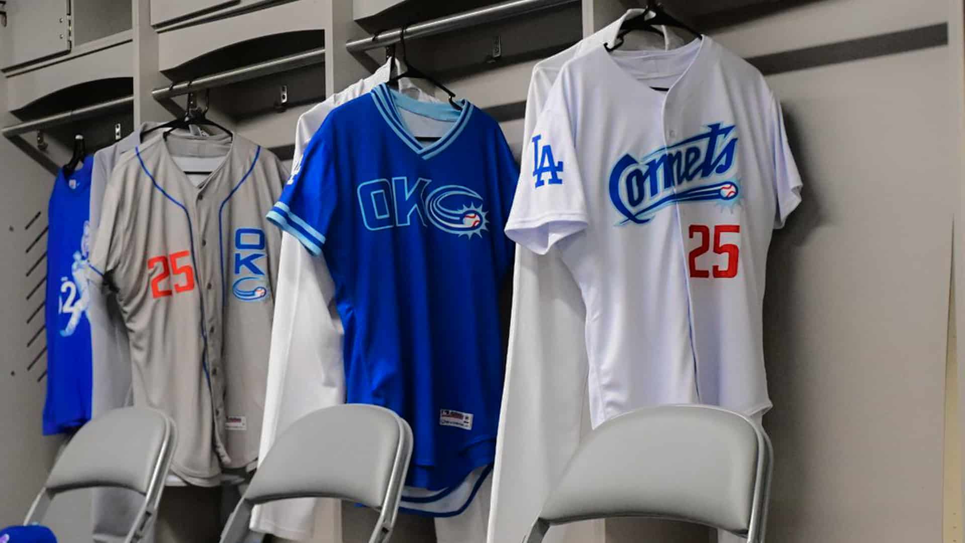 New OKC Comets branded uniforms.