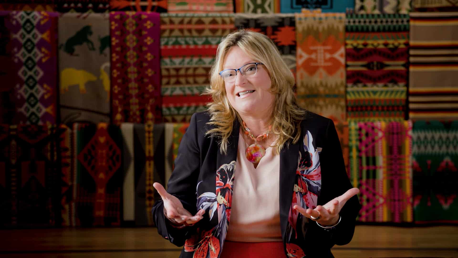 An arts interviewee of the Oklahoma Arts Council's ARPA grant videos.