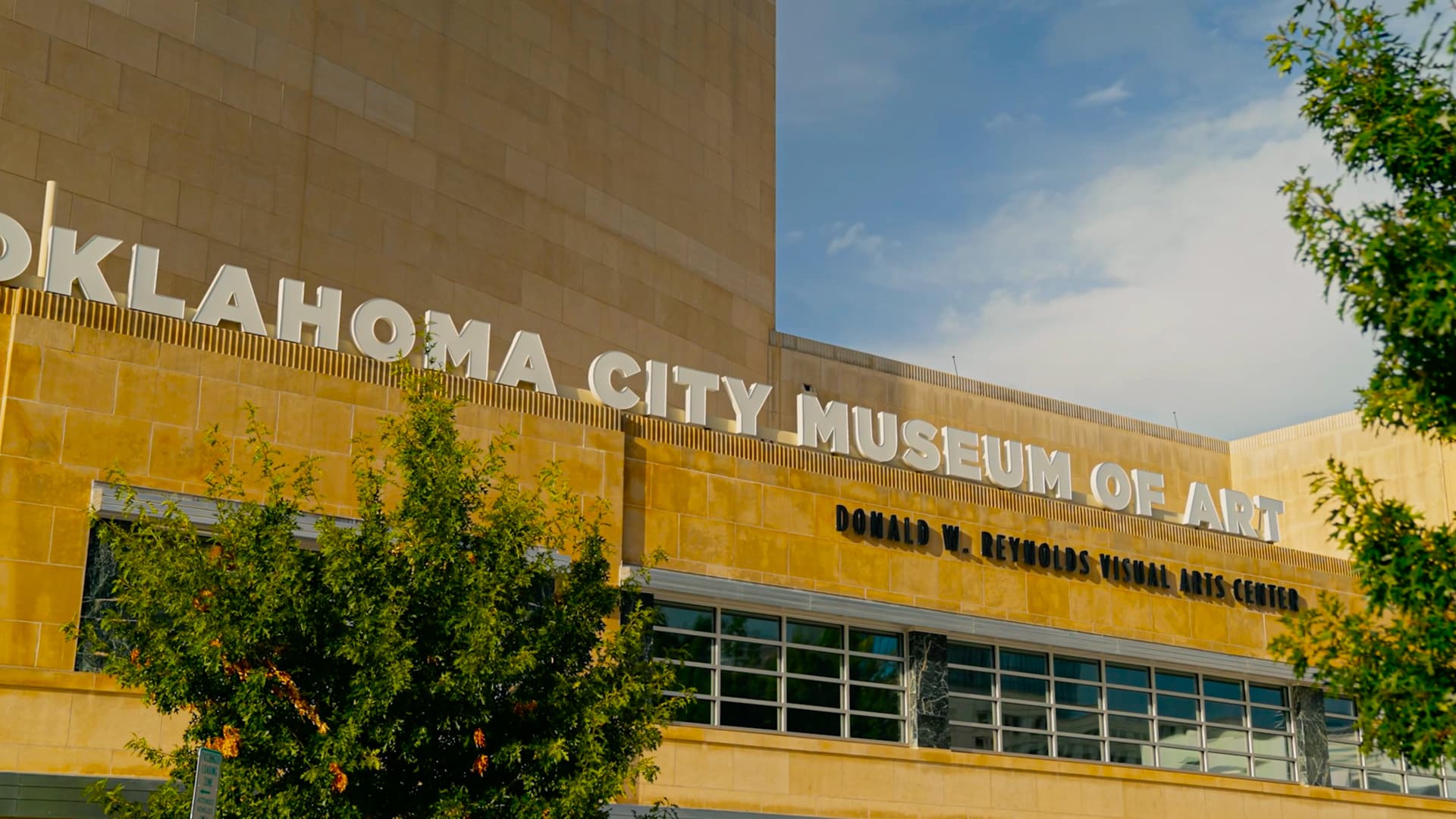 Signage of the Oklahoma City Museum of Art.