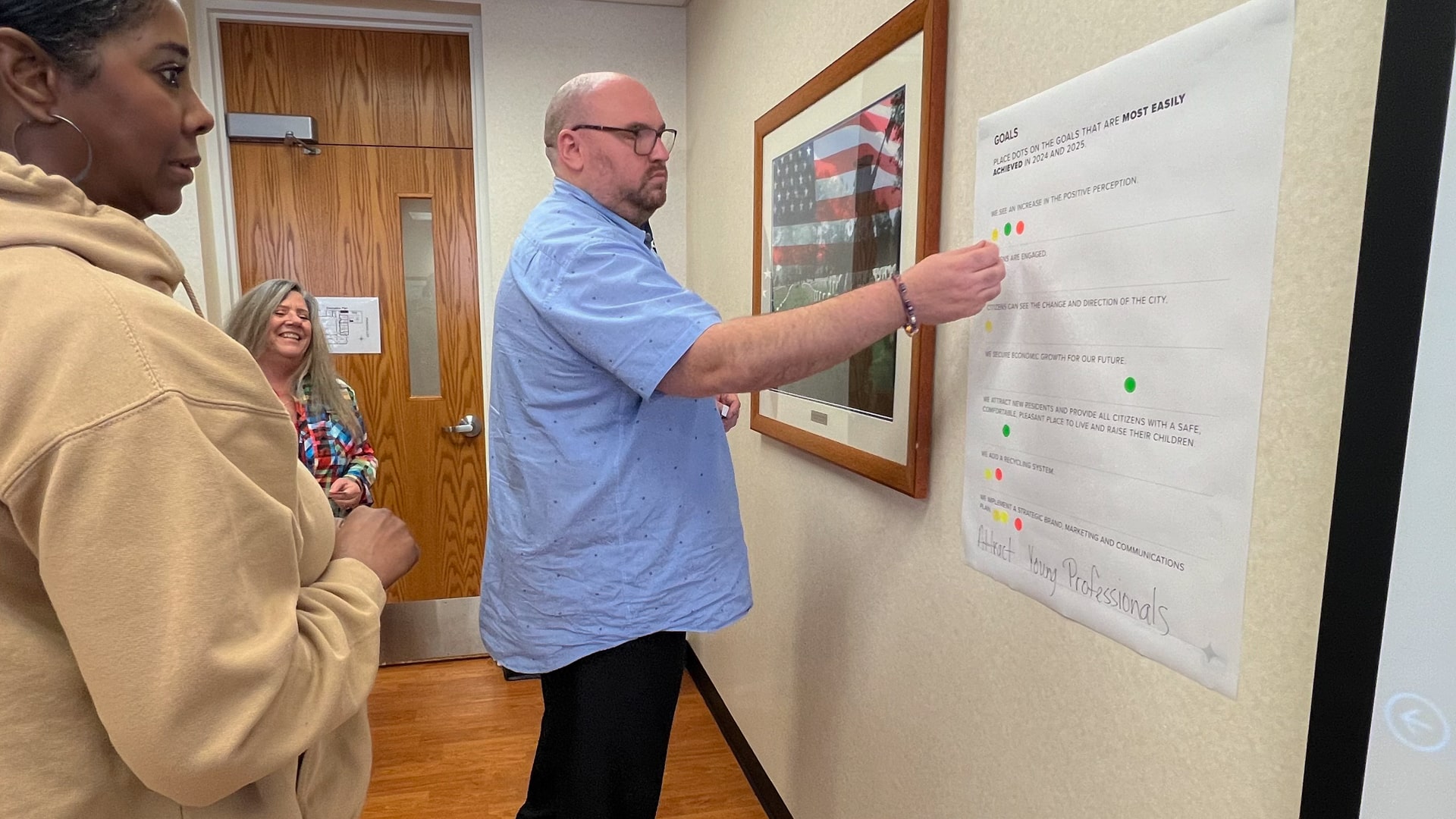 An interactive session with the Del City team to decide the focus of the Del City strategy.