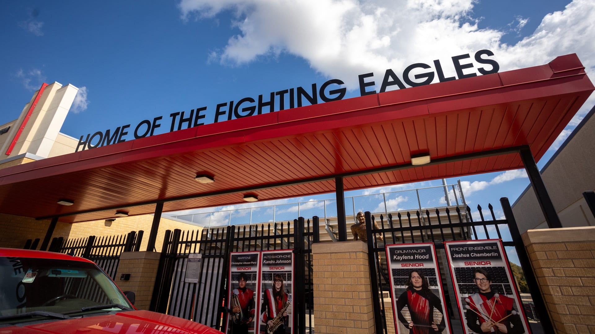 The athletic arena at Del City High School.