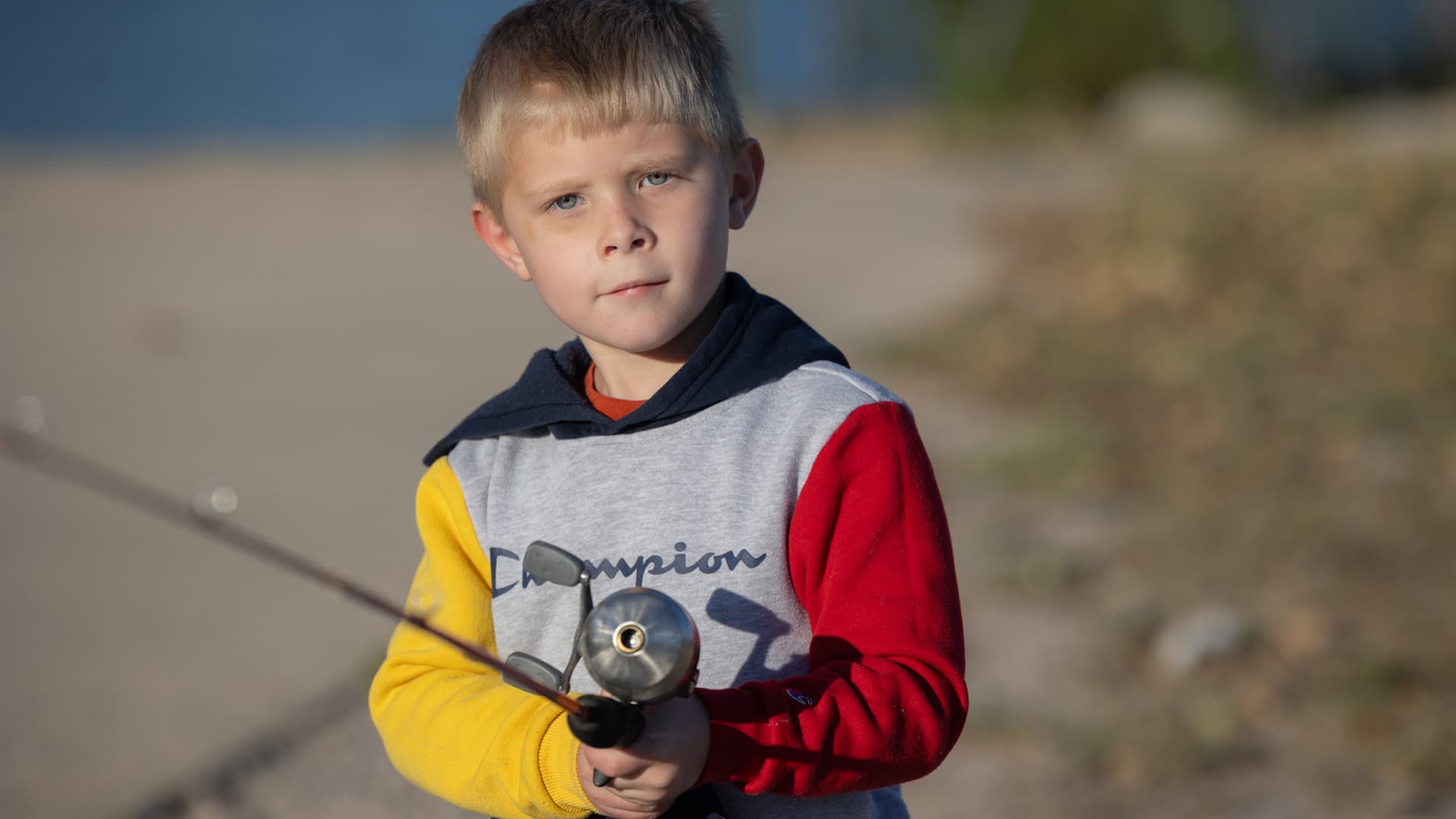 A young resident of Del City enjoys a day fishing.