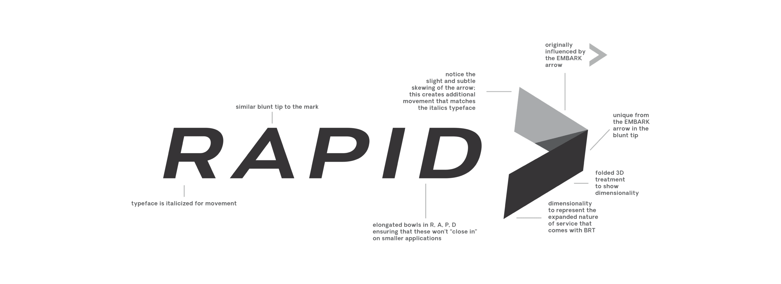 EMBARK RAPID's rebrand logo.