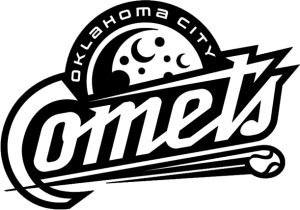 The logo of the Oklahoma City Comets.